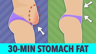 30-Minute Flat Stomach Exercise To Lose Belly Fat And Get Toned Abs