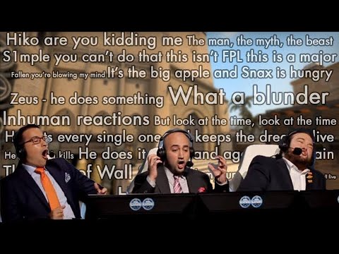 [REUPLOAD] Most Iconic Caster Reactions In CSGO History