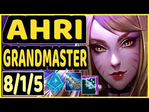 DUMBLEDOGE (AHRI) - 8/1/5 KDA MID GAMEPLAY - EUW Ranked GRANDMASTER