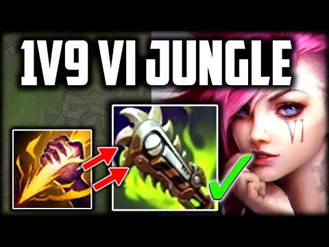 This Vi Item Turns her into a S+ JUNGLER (EASY 73% WR BUILD👌) - League of Legends