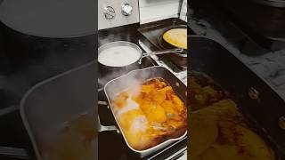 fried chicken 🍗 cabbage rice yams cornbread macaroni desert Cake Tuesday