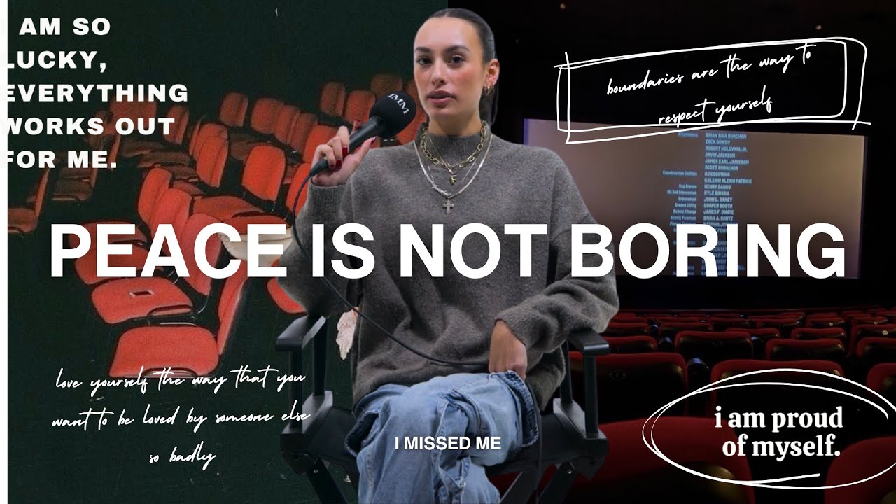 PEACE IS NOT BORING