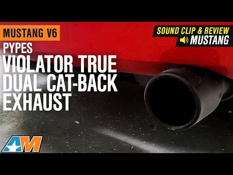 2005-2010 Mustang V6 Pypes Violator True Dual Cat-Back Exhaust Sound Clip & Review