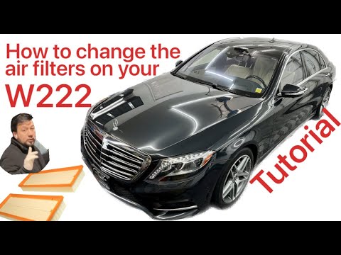 How to replace the air cleaner - air filter - Mercedes S550 |  2006 - 2017 | #josecitomarin