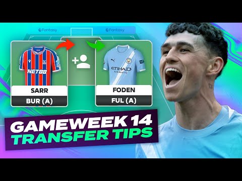 SARR OUT 🤔  FPL TRANSFER TIPS GAMEWEEK 14 | Fantasy Premier League Tips 2025/26