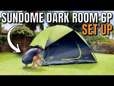 How to Set Up the Coleman Dark Room Sundome 6-Person Tent
