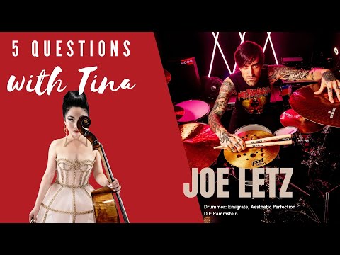 5 Questions with Tina Podcast E3 - Joe Letz (Drummer/DJ: Rammstein, Emigrate, Aesthetic Perfection)