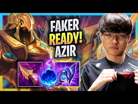 FAKER IS READY TO PLAY AZIR! - T1 Faker Plays Azir MID vs Orianna! | Season 2023