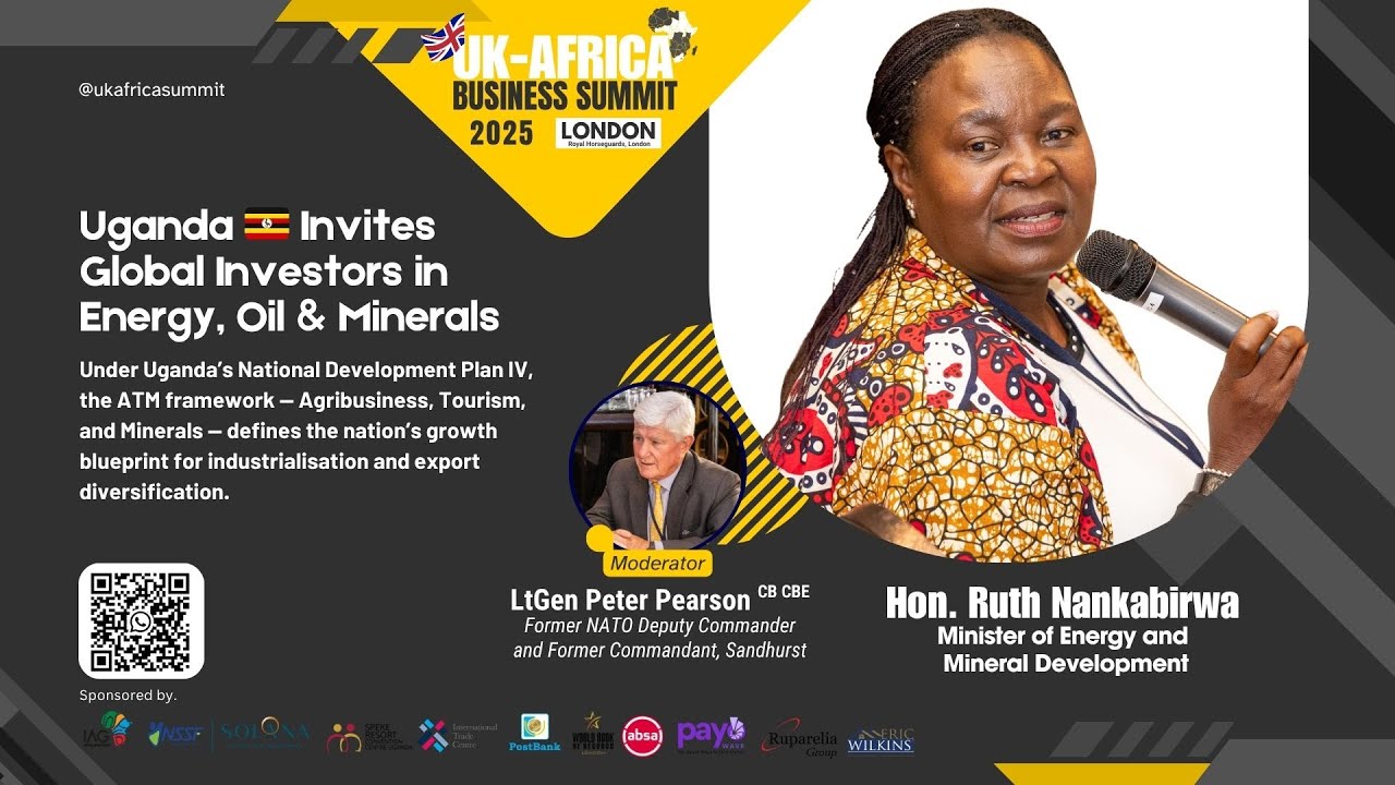 🔋 Hon. Nankabirwa: Uganda’s Battery Minerals to Power the Green Energy Transition | UK–Africa Summit