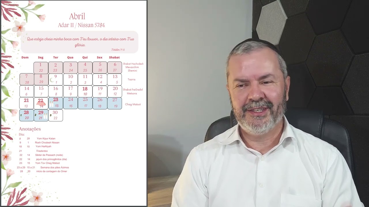 Como funcionará o CALENDÁRIO JUDAICO em 2024? Quais serão as datas festivas?