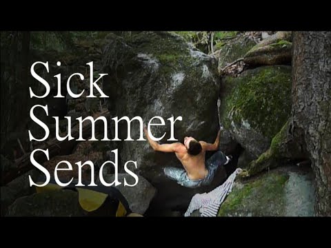 Uncut Summer Bouldering in the Jizera Mountains (6C-7B) ("Sick Summer Sends") | Short Film