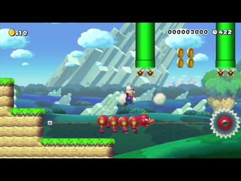Super Mario Maker Level - Wild Wiggler Ride