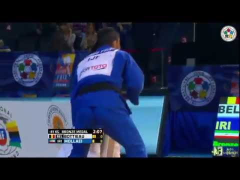 Judo 2015 Grand Prix Samsun: Bottieau (BEL) - Mollaei (IRI) [-81kg] bronze