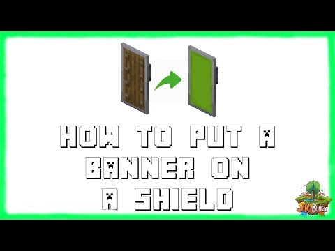 Minecraft: How to Put a Banner on a Shield in Minecraft ...