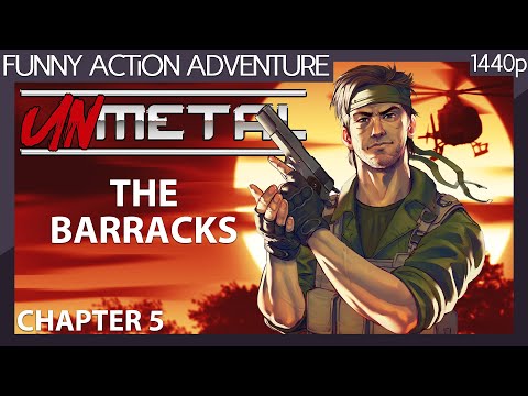 UnMetal (2021)  Chapter 5: The Barracks - PC Gameplay (No commentary) 1440p