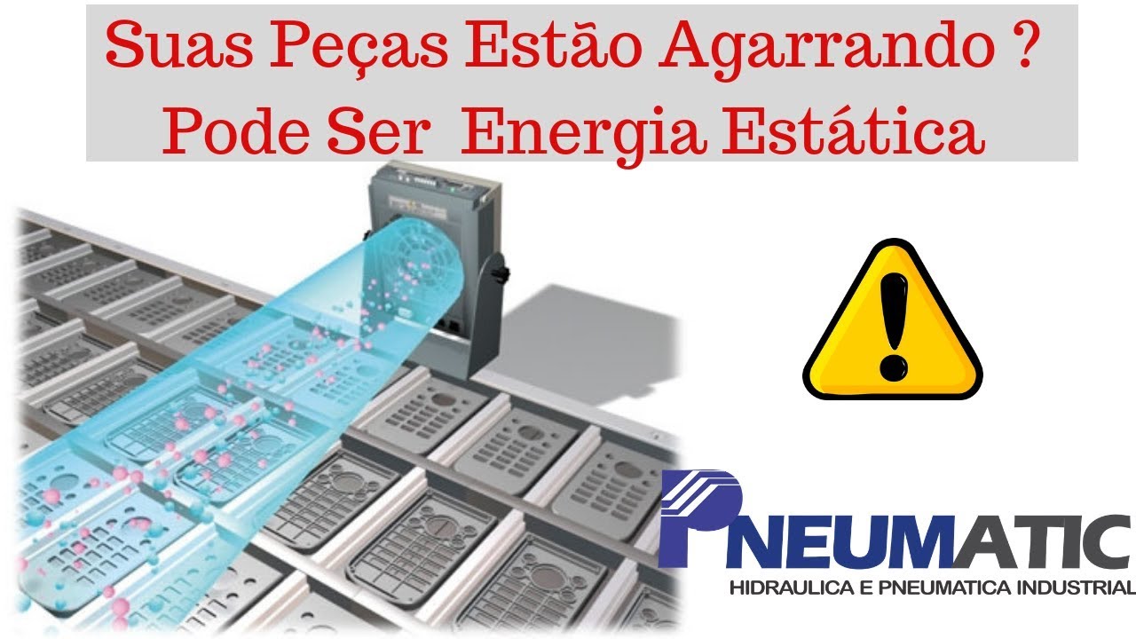 Como eliminar a Energia Estática na Industria - Ionizador da SMC
