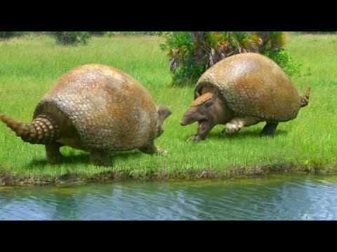 Ice Age Giants BBC [2013] - Glyptotherium Screen Time