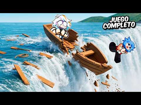 TUVIMOS UN ACCIDENTE EN BARCO Y NOS OCURRE ALGO TERRIBLE COMPLETO (ROBLOX)