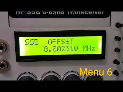 DDS AD9850 VFO signal generator SETTINGS