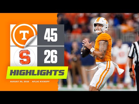 HIGHLIGHTS: No. 24 Vols 45, Syracuse 26