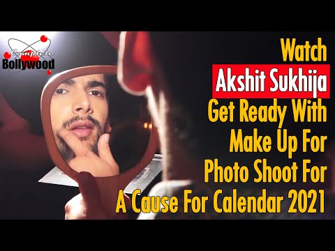 Watch Akshit Sukhija Get Ready With Make Up For Photo Shoot For A Cause For Calendar 2021