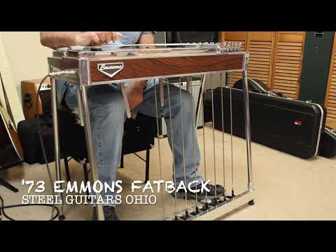 Emmons "Fatback" Push-pull Pedal Steel Guitar 1973 - Matte Walnut image 6