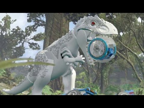 LEGO Jurassic World Walkthrough Part 17: Gyrosphere Escape (Jurassic World)