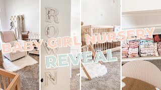 baby girl nursery reveal
