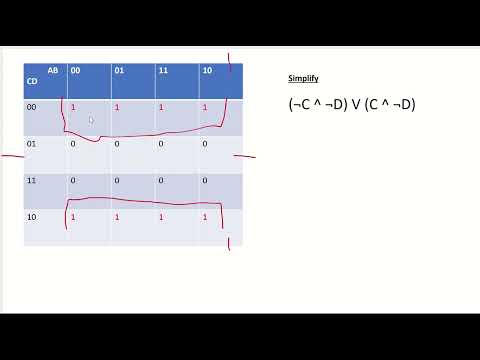 A-level computer science - OCR - Tackling Karnaugh map questions.