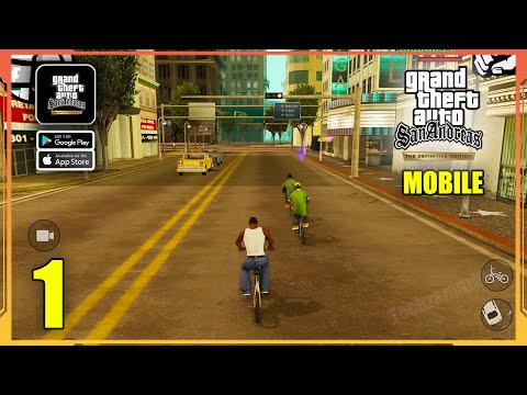 GTA San Andreas Definitive Edition Mobile Gameplay Walkthrough Part 1 (Android, iOS)
