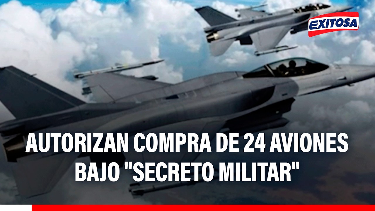 🔴🔵 Gobierno autoriza compra directa de 24 aviones caza bajo “secreto militar”, revela Ángel Páez
