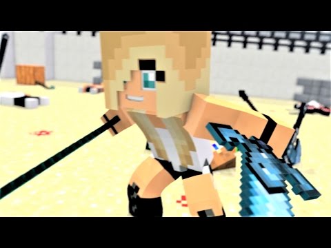 Minecraft Song "Tough Girls" Psycho Girl 5 - Psycho Girl VS Herobrine Minecraft Song