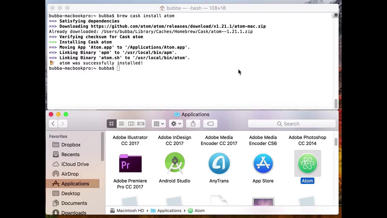 Brew Cask - simple demo