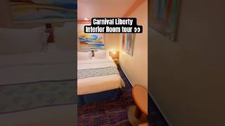 Carnival liberty interior room tour ￼👀 #cruiseship #shortsfeed #shorts #fypシ #carnivalcruise