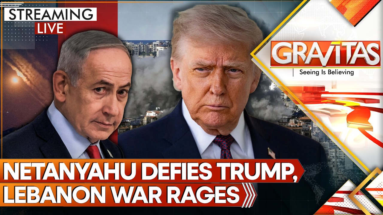 LIVE: Israel Ignores Lebanon Truce, War Rages With Hezbollah | GRAVITAS Live