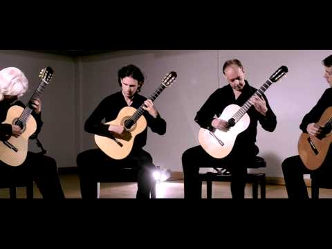 Tetra Guitar Quartet - Comme un rond d'eau (2013) (excerpt) - Roland Dyens