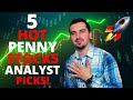 5 Penny Stocks To Buy NOW!? | Analyst Picks | MASSIVE Upside Potential | ?
