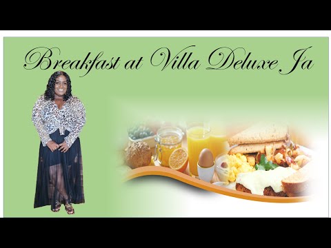 Breakfast at Villa Deluxe Ja