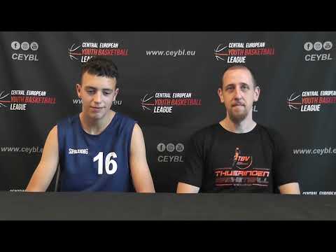 CEYBL U14 - Press conference, 4.11.2023, PGE Spójnia Stargard - Thuringia Select Team