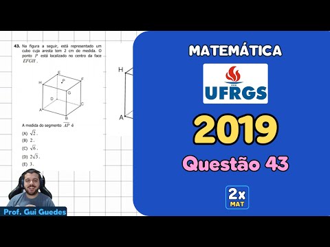 Resolução Matemática UFRGS 2019 - Questão 43 | Matemática em Dobro