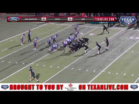 San Marcos vs Hays Week 7 2021 Highlights