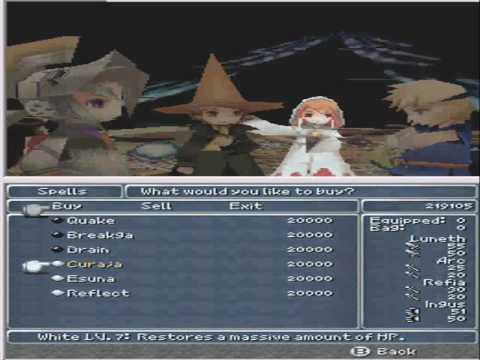 Let's Play Final Fantasy III (DS) part 40: Doga's mage village