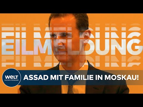 SYRIENS DIKTATOR ASSAD und Familie in Moskau angekommen - Asyl in Putins Russland | EILMELDUNG