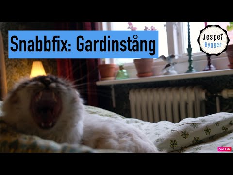 Snabbfixar en gardinstång