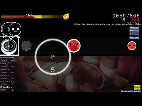 S3RL x LIDA - My Girlfriend is a Raver [Tragic Love] 96.97% 5x (Livestream play) 849x combo