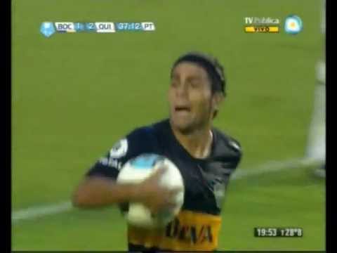 Gol de Erviti Boca 1   Quilmes 2
