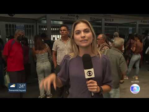 Com greve no Metrô, Globo abre boletins ao vivo do SP1, com Alan Severiano (23/03/2023)