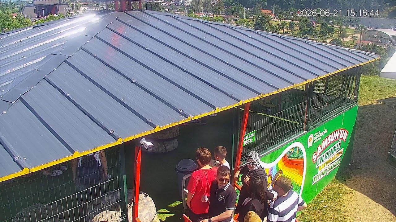 Live webcam view of Batıpark Canal & Gardens
