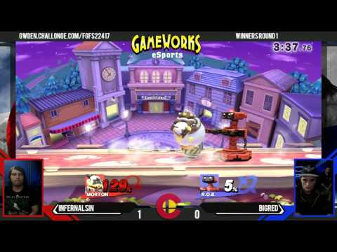 InfernalSin (Bowser Jr., Dedede) Vs. BigRed (R.O.B.) - WR1