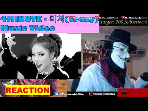 WHY DO I SEE THEIR BOTTOMS? 4Minute - FIRST TIME HEARING - Crazy Official Music Video (Reaction)